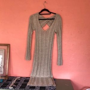🌺NWOT Free People midi long sleeve knit dress